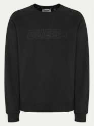 Guess Bluza Z4YQ16 KAIJ1 Czarny Regular Fit. Czarne bluzy nierozpinane męskie Guess, m, z aplikacjami, z bawełny, bez ramiączek, bez kaptura. Za 206.00 zł.