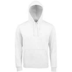 Męska Bluza Z Kapturem Spencer. Białe bluzy nierozpinane męskie SOL'S, m, bez wzorów, bez ramiączek, z kapturem. Za 113.99 zł.