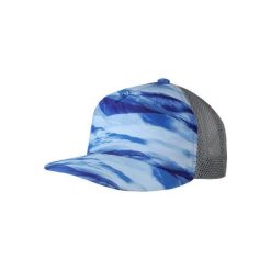 Czapka z daszkiem składana Buff Pack Trucker Cap. Niebieskie czapki męskie Buff, bez wzorów, sportowe. Za 98.00 zł.
