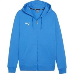 Bluza sportowa męska Puma B23619. Niebieskie bluzy z kapturem męskie Puma, m, bez wzorów, z kapturem. Za 302.00 zł.