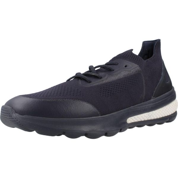 Tenisówki Geox Model U Spherica Actif A Kolor Niebieski. Niebieskie trampki męskie Geox, bez wzorów, z syntetyku, bez zapięcia. Za 409.99 zł.