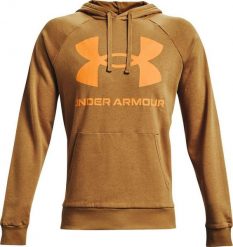 Under Armour Bluza męska Under Armour Rival Fleece Big Logo HD brązowa 1357093 277 S. Brązowe bluzy nierozpinane męskie Under Armour, m, bez wzorów, bez ramiączek, bez kaptura. Za 183.56 zł.