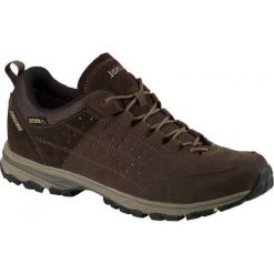 Buty turystyczne męskie niskie Meindl Durban z membrana Gore-Tex. Brązowe buty trekkingowe męskie Meindl, bez wzorów, z gore-texu, bez zapięcia, trekkingowe, gore-tex. Za 815.40 zł.