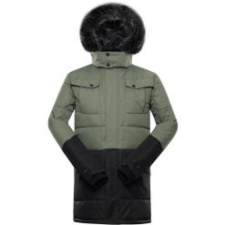 Męska kurtka zimowa Alpine Pro 4XL - ciepła i oddychająca. Zielone kurtki treningowe męskie Alpine Pro, na zimę, m, bez wzorów, rowerowe. Za 437.99 zł.