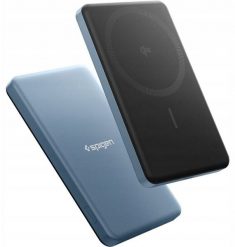 Powerbank Spigen SPIGEN EA2205MQ ESSENTIAL MAGSAFE POWER BANK 5000MAH 22.5W QI2 TEAL BLUE. Niebieskie powerbanki Spigen. Za 131.50 zł.