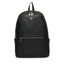 Plecak Guess. Czarne plecaki męskie Guess, z aplikacjami. Za 469.99 zł.