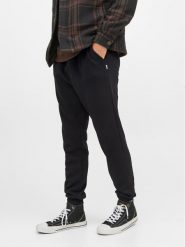 Jack & Jones Spodnie dresowe Gordon 12249274 Czarny Regular Fit. Czarne spodnie dresowe męskie Jack & Jones, bez wzorów, z bawełny. Za 129.99 zł.