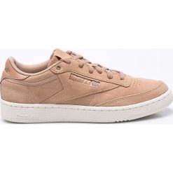 Reebok Classic - Buty Club C 85 MCC. Brązowe buty sportowe na co dzień męskie Reebok Classic, bez wzorów, z gumy, sportowe, bez ramiączek, bez kaptura. W wyprzedaży za 179.90 zł.
