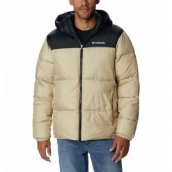 Kurtka Puchowa Męska Columbia Puffect Hooded Jacket. Brązowe kurtki męskie Columbia, m, bez wzorów, z puchu, sportowe, bez ramiączek, bez kaptura. W wyprzedaży za 564.00 zł.