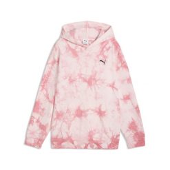 Młodzieżowa luźna bluza z kapturem Essentials z efektem tie-dye PUMA. Czerwona bluzy nierozpinane męskie Puma, m, bez wzorów, eleganckie, bez ramiączek, z kapturem. Za 219.00 zł.