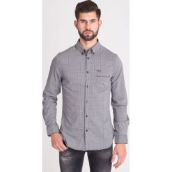KOSZULA GUESS W KRATĘ. Czarne koszule męskie Guess, l, z aplikacjami, bez kołnierzyka, bez ramiączek. Za 159.50 zł.