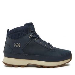 Trekkingi Helly Hansen. Niebieskie buty trekkingowe męskie Helly Hansen, bez wzorów, sportowe, bez obcasa, bez zapięcia. Za 429.99 zł.