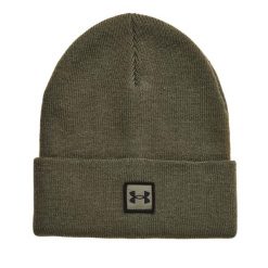 1373155390 Czapka. Zielone czapki męskie Under Armour, bez wzorów, sportowe. Za 109.99 zł.