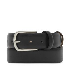 Pasek Męski Lasocki. Czarne paski męskie Lasocki, bez wzorów. Za 129.99 zł.