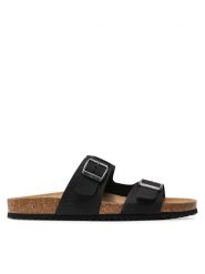 Geox Klapki U Sandal Ghita B U159VB 00032 C9999 Czarny. Czarne klapki i japonki męskie Geox, bez wzorów, z nubiku. Za 339.99 zł.