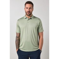 Męska Koszulka polo FLEXNAMIC® golf pika nadruk na całej powierzchni. Zielone koszulki polo męskie JAY-PI, m, bez wzorów, z elastanu, bez kołnierzyka, bez ramiączek. Za 199.99 zł.