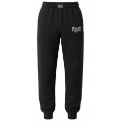 Spodnie dresowe dla mężczyzn Everlast SPD001. Czarne spodnie dresowe męskie EVERLAST, bez wzorów, z dresówki. W wyprzedaży za 89.99 zł.
