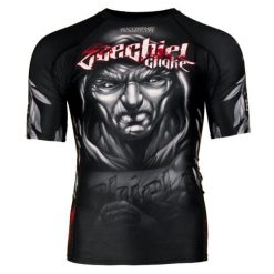Koszulka Męska Rashguard MMA na Siłownię EXTREME HOBBY EZECHIEL. Czarne bielizna termoaktywna męska EXTREME HOBBY, m, bez wzorów, z bawełny, bez ramiączek, do biegania. Za 199.00 zł.