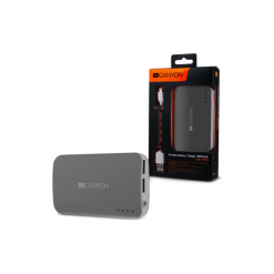 Powerbank Canyon CNE-CPB78DG 7800mAh, 5V/1A Szary. Szare powerbanki Canyon. Za 67.41 zł.