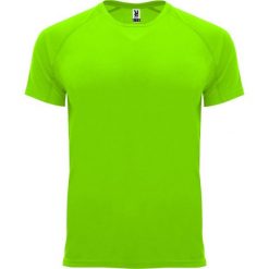 Męska Koszulka Sportowa Z Krótkim Rękawem Bahrain. Zielone t-shirty sportowe męskie ROLY, m, bez wzorów, sportowe, bez ramiączek. Za 25.99 zł.