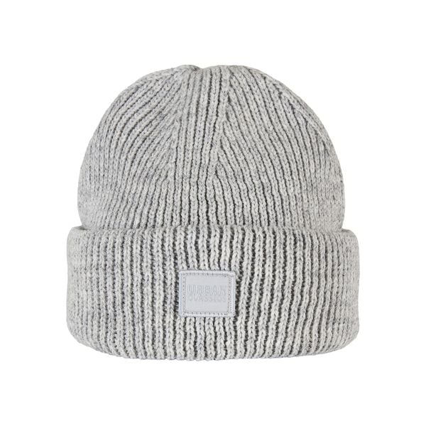 Czapka Urban Classics knitted wool. Szare czapki męskie Urban Classics, bez wzorów, z wełny. Za 138.00 zł.