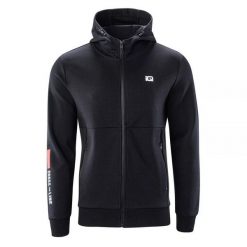 Męska Bluza Treningowa Vesil. Czarne bluzy nierozpinane męskie IQ, m, bez wzorów, bez ramiączek, bez kaptura. Za 152.99 zł.