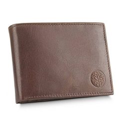 Portfel skórzany BPM-VTCC-61 c. brązowy. Brązowe portfele męskie Betlewski, bez wzorów, ze skóry. Za 139.99 zł.