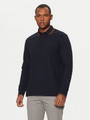 Tom Tailor Polo 1043998 Granatowy Regular Fit. Niebieskie koszulki polo męskie Tom Tailor, m, bez wzorów, z bawełny, bez kołnierzyka, bez ramiączek. Za 99.99 zł.