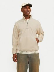 Jack & Jones Polar Vesterbro 12262981 Beżowy Relaxed Fit. Brązowe bluzy z polaru męskie Jack & Jones, m, bez wzorów, z polaru, bez ramiączek, bez kaptura. Za 129.99 zł.