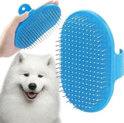 Verk Szczotka do sierści czesania dla psa kota miękka masażer zgrzebło grzebień Szczotka do sierści czesania dla psa kota miękka masażer zgrzebło grze. Golarki męskie Verk. Za 8.27 zł.
