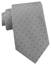 Krawat Męski - Angelo di Monti - Popielaty w Popielate Groszki. Szare krawaty i muchy męskie Angelo di Monti, bez wzorów, z tkaniny, eleganckie. Za 45.00 zł.