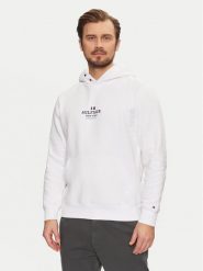 Tommy Hilfiger Bluza MW0MW39050 Biały Regular Fit. Białe bluzy nierozpinane męskie Tommy Hilfiger, l, bez wzorów, z bawełny, bez ramiączek, bez kaptura. Za 259.99 zł.