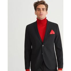 Marynarka garniturowa SUPER SLIM FIT - Czarny. Czarne marynarki męskie Reserved. Za 249.99 zł.