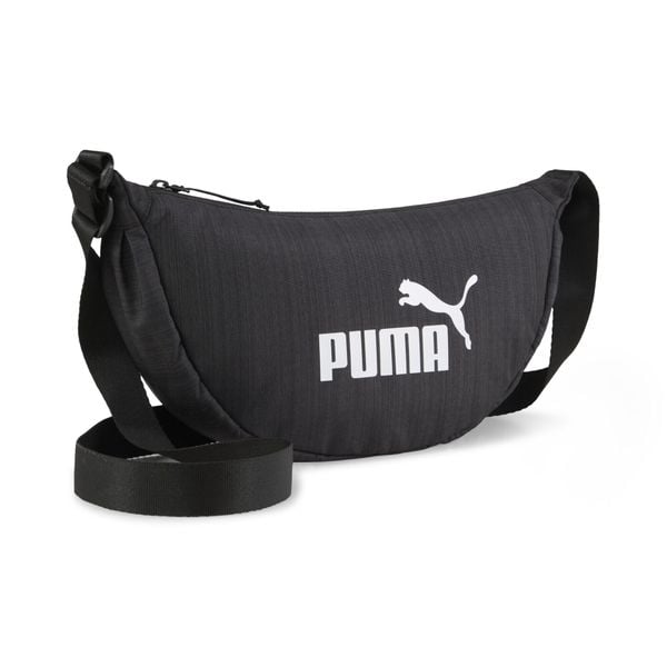 Torba w kształcie półksiężyca Base 3 l PUMA. Czarne torby męskie na ramię Puma, bez wzorów, na ramię. Za 99.00 zł.
