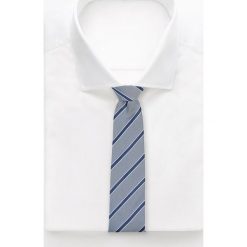 Wzorzysty krawat w paski - Szary. Krawaty i muchy męskie marki Reserved. Za 39.99 zł.