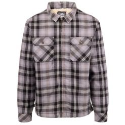 Męska Koszula Danehill Sherpa Z Podszewką. Niebieskie koszule męskie Trespass, l, bez wzorów, bez kołnierzyka, bez ramiączek. Za 183.99 zł.