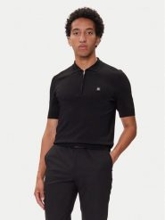 HUGO Polo Sayfong-4 50542750 Czarny Regular Fit. Czarne koszulki polo męskie Hugo, m, bez wzorów, z wiskozy, bez kołnierzyka, bez ramiączek. Za 469.99 zł.