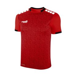 Koszulka piłkarska męska Capelli Cs III Block. Czerwone t-shirty sportowe męskie CAPELLI SPORT, m, bez wzorów, sportowe, bez ramiączek. Za 119.99 zł.
