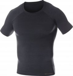 Brubeck SS11710 Koszulka męska z krótkim rękawem ACTIVE WOOL grafitowy XL. Szare bielizna termoaktywna męska Brubeck, m, bez wzorów, bez ramiączek. Za 228.12 zł.