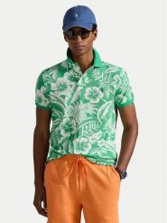 Polo Ralph Lauren Polo 710B13529001 Zielony Slim Fit. Zielone koszulki polo męskie Polo Ralph Lauren, l, bez wzorów, z bawełny, bez kołnierzyka, bez ramiączek. Za 689.99 zł.