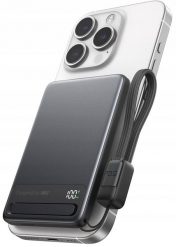 INIU Powerbank MagPro Slim - magnetyczny powerbank bezprzewodowy 5000mAh czarny - Gwarancja bezpieczeństwa. Proste raty. Bezpłatna wysyłka od 170 zł. Czarne powerbanki INIU. Za 161.52 zł.