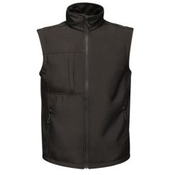 Ocieplana Męska Softshell Trzywarstwowa. Czarne kurtki softshell męskie Regatta, m, bez wzorów, z softshellu, bez kaptura, trekkingowe. Za 135.99 zł.