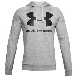 Bluza z kapturem Under Armour Rival Fleece Big Logo. Czarne bluzy z kapturem męskie Under Armour, bez wzorów, z kapturem. W wyprzedaży za 235.75 zł.