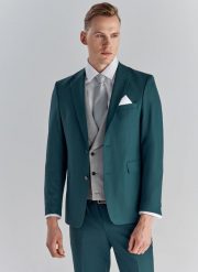 PAKO LORENTE – Zielona marynarka garniturowa P22SF-3G-017-Z-S. Zielone marynarki męskie Pako Lorente, s, bez wzorów, z wełny. Za 649.99 zł.