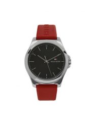 Tommy Hilfiger Zegarek 1710615 Czerwony. Czerwone, analogowe zegarki męskie Tommy Hilfiger. Za 399.99 zł.