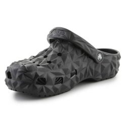 Klapki Crocs Classic Geometric Clog 209563-001 czarne. Czarne klapki i japonki męskie bez wzorów. Za 374.47 zł.
