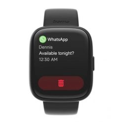 Hama Smartwatch 4000 kwadratowy, czarny. Czarne zegarki smartwatch HAMA. Za 155.81 zł.