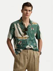 Polo Ralph Lauren Polo 710971786001 Zielony Classic Fit. Zielone koszulki polo męskie Polo Ralph Lauren, m, bez wzorów, z bawełny, bez kołnierzyka, bez ramiączek. Za 609.99 zł.