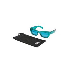 Okulary przeciwsłoneczne Urban Classics Venice. Brązowe okulary przeciwsłoneczne męskie Urban Classics, bez wzorów, sportowe. Za 109.50 zł.