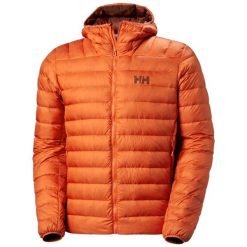 Kurtka z kapturem Helly Hansen Verglas Down 2.0. Brązowe kurtki męskie Helly Hansen, bez wzorów, z puchu, sportowe, bez ramiączek, z kapturem. Za 1,152.50 zł.